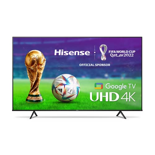 Hisense A6 Series 43-Inch Class 4K UHD Smart Google TV with Voice Remote, Dolby Vision HDR, DTS Virtual X, Sports & Game Modes, Chromecast Built-in (43A6H, 2022 New Model)