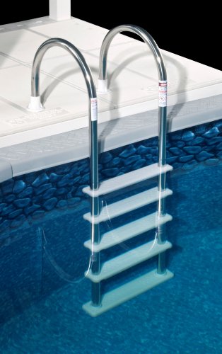 Blue Wave NE122SS Stainless Steel In-Pool Ladder,Silver/white Blue Wave NE122SS Stainless Steel In-Pool Ladder,Silver/white