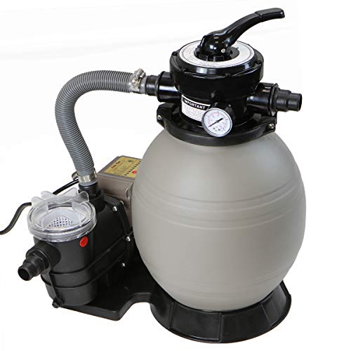 XtremepowerUS 2640GPH 13" Sand Filter w/ 3/4HP Digital Programmer Timer Above Ground Swimming Pool Pump Set XtremepowerUS 2640GPH 13" Sand Filter w/ 3/4HP Digital Programmer Timer Above Ground Swimming Pool Pump Set