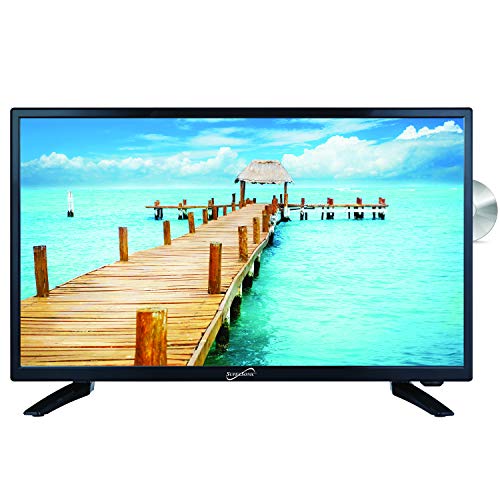 SuperSonic SC-2412 LED Widescreen HDTV & Monitor 24", Built-in DVD Player with HDMI, USB, SD & AC/DC Input: DVD/CD/CDR High Resolution and Digital Noise Reduction SuperSonic SC-2412 LED Widescreen HDTV & Monitor 24", Built-in DVD Player with HDMI, USB, SD & AC/DC Input: DVD/CD/CDR High Resolution and Digital Noise Reduction