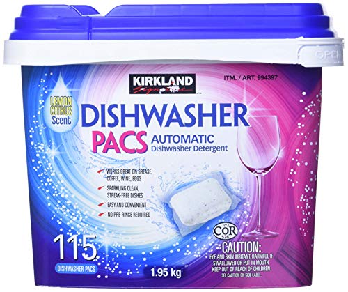 Kirkland Signature Easy to Use, Streak Free Premium Dishwasher Pacs, Automatic Dishwasher Detergent Kirkland Signature Easy to Use, Streak Free Premium Dishwasher Pacs, Automatic Dishwasher Detergent