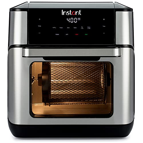 Instant Vortex Plus 10-Quart Air Fryer, From the Makers of Instant Pot, 7-in-10 Functions, with EvenCrisp Technology, App with over 100 Recipes, Stainless Steel Instant Vortex Plus 10-Quart Air Fryer, From the Makers of Instant Pot, 7-in-10 Functions, with EvenCrisp Technology, App with over 100 Recipes, Stainless Steel
