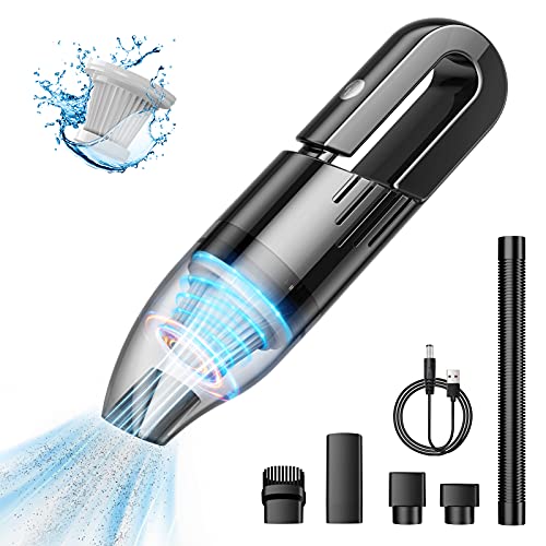 UPFOX Handheld Vacuum Cleaner Cordless - Mini Car Vacuum Cleaner Rechargeable for Car, Home, Office, Pet Hair Travel Cleaning UPFOX Handheld Vacuum Cleaner Cordless - Mini Car Vacuum Cleaner Rechargeable for Car, Home, Office, Pet Hair Travel Cleaning