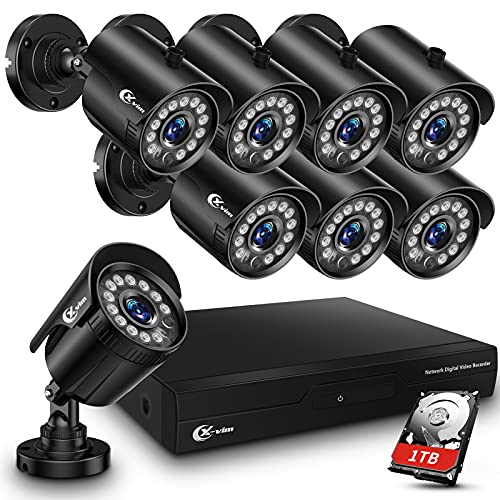XVIM 8CH 1080P Wired Security Camera System Outdoor with 1TB Hard Drive Pre-Install CCTV Recorder 8pcs HD 1920TVL Outdoor Home Surveillance Cameras Night Vision Easy Remote Access Motion Alert… XVIM 8CH 1080P Wired Security Camera System Outdoor with 1TB Hard Drive Pre-Install CCTV Recorder 8pcs HD 1920TVL Outdoor Home Surveillance Cameras Night Vision Easy Remote Access Motion Alert…