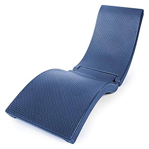 Robelle Premium Poolside Patio Chaise Lounge Chair, Blue Robelle Premium Poolside Patio Chaise Lounge Chair, Blue