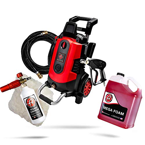 Adam's Electric Pressure Washer 2.0 - Powerful 1.8 GPM 2500 PSI Car Wash Pressure Washer Sprayer | Snub Nose & Tip Attachment | Use W/ Car Soap | Patio Boat RV Motorcycle Car Garage Deck Adam's Electric Pressure Washer 2.0 - Powerful 1.8 GPM 2500 PSI Car Wash Pressure Washer Sprayer | Snub Nose & Tip Attachment | Use W/ Car Soap | Patio Boat RV Motorcycle Car Garage Deck