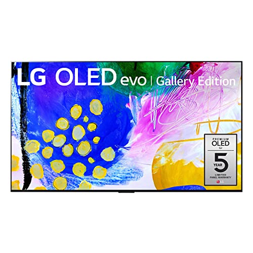 LG G2 Series 77-Inch Class OLED evo Gallery Edition Smart TV OLED77G2PUA, 2022 - AI-Powered 4K TV, Alexa Built-in LG G2 Series 77-Inch Class OLED evo Gallery Edition Smart TV OLED77G2PUA, 2022 - AI-Powered 4K TV, Alexa Built-in