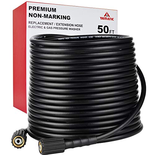 YAMATIC Pressure Washer Hose 50 FT 1/4