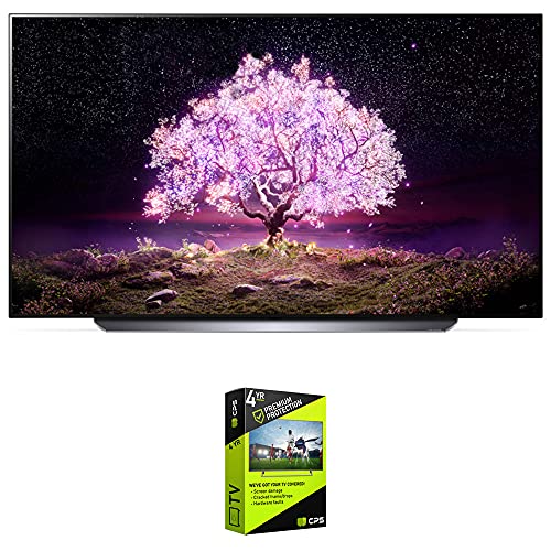 LG OLED65C1PUB 65 Inch 4K Smart OLED TV with AI ThinQ Bundle with Premium 4 YR CPS Enhanced Protection Pack LG OLED65C1PUB 65 Inch 4K Smart OLED TV with AI ThinQ Bundle with Premium 4 YR CPS Enhanced Protection Pack