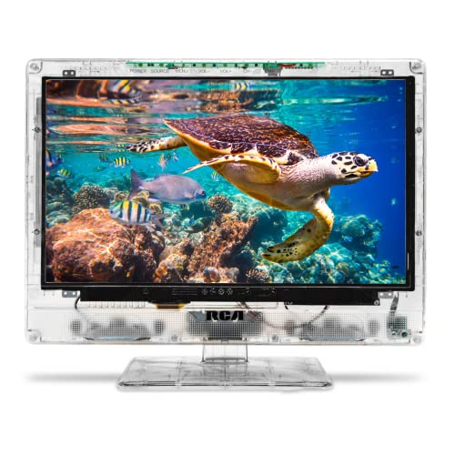 RCA 15” Clearview HDTV | Transparent LED HD Television, High Resolution Wide Screen Monitor w/HDMI, VGA, Including Full Function Remote. RCA 15” Clearview HDTV | Transparent LED HD Television, High Resolution Wide Screen Monitor w/HDMI, VGA, Including Full Function Remote.