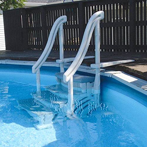 Confer CCXAG 4-Step Above Ground Swimming Pool Entry Steps w/ 3 Sand Weights Confer CCXAG 4-Step Above Ground Swimming Pool Entry Steps w/ 3 Sand Weights