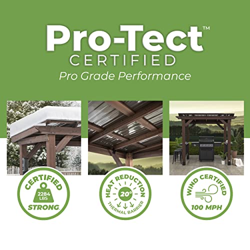 Backyard Discovery Saxony Wooden Grill Gazebo, Insulated Steel Roof, Cook Station, Barbeque, Patio, Deck, Withstand Wind and Snow, Corrosion Resistant, Reduce Heat Transfer, Power Ports Backyard Discovery Saxony Wooden Grill Gazebo, Insulated Steel Roof, Cook Station, Barbeque, Patio, Deck, Withstand Wind and Snow, Corrosion Resistant, Reduce Heat Transfer, Power Ports