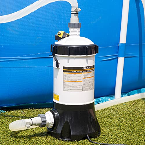 XtremepowerUS 75204 Above Ground Pressure Gauge, White/Black Pool Cartridge Filter System w/Built-in Pump XtremepowerUS 75204 Above Ground Pressure Gauge, White/Black Pool Cartridge Filter System w/Built-in Pump