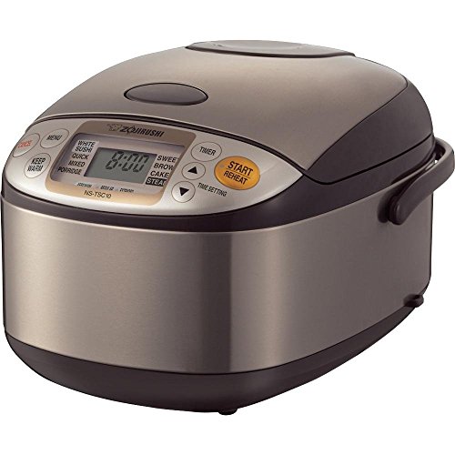 Zojirushi NS-TSC10 5-1/2-Cup (Uncooked) Micom Rice Cooker and Warmer, 1.0-Liter Zojirushi NS-TSC10 5-1/2-Cup (Uncooked) Micom Rice Cooker and Warmer, 1.0-Liter