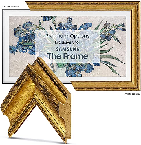 Deco TV Frames - Ornate Gold Smart Frame Compatible ONLY with Samsung The Frame TV (65", Fits 2021-2022 Frame TV) Deco TV Frames - Ornate Gold Smart Frame Compatible ONLY with Samsung The Frame TV (65", Fits 2021-2022 Frame TV)